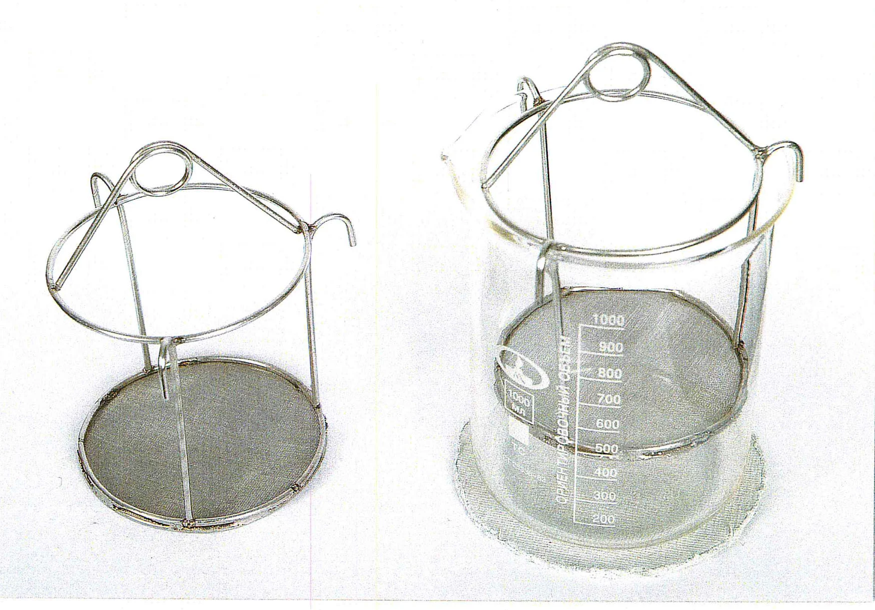 Сетка мет.№014 с дужками в компл. со стаканом В-1-1000 (ГОСТ 11508-74)