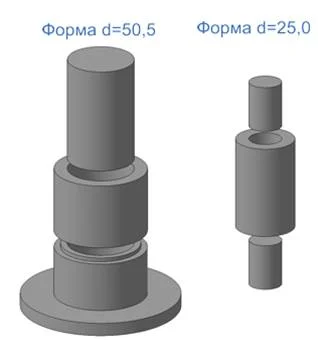 Форма для определения плотности минерального порошка